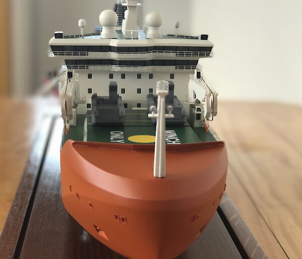 Model of the new icebreaker