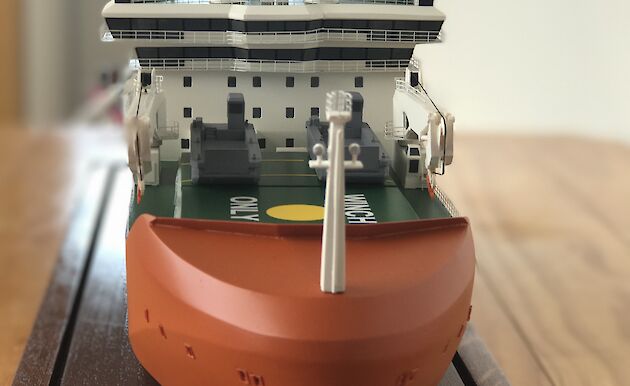 Model of the new icebreaker