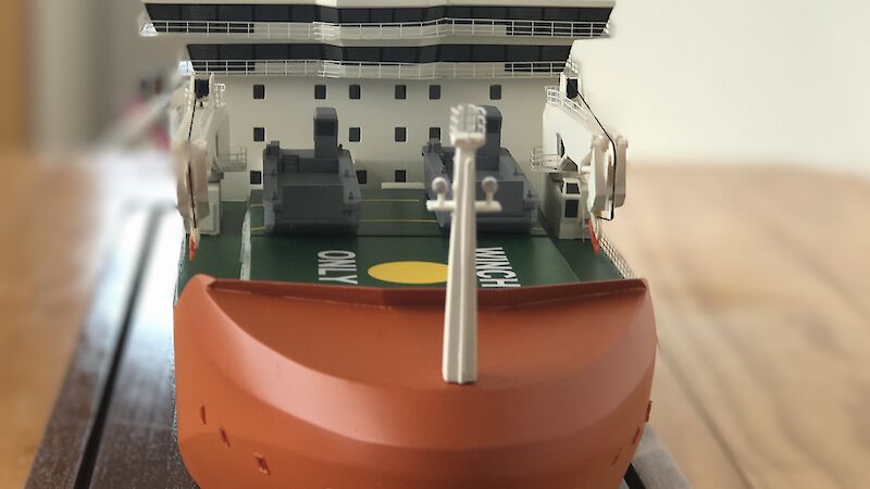 Model of the new icebreaker