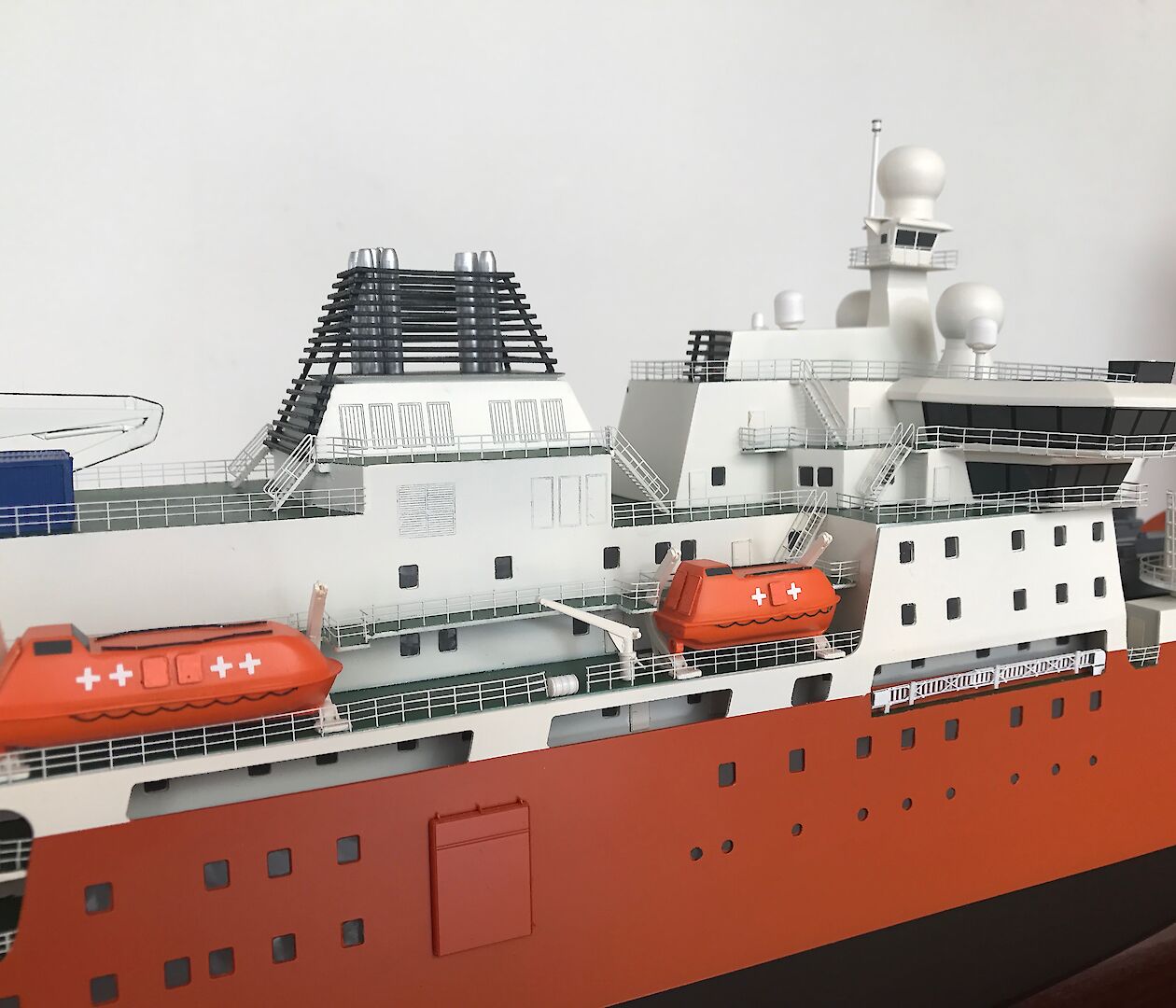 Model of the new icebreaker