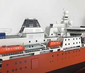 Model of the new icebreaker