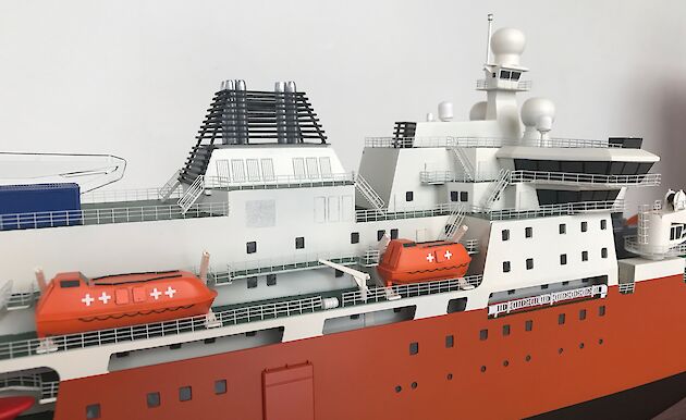 Model of the new icebreaker