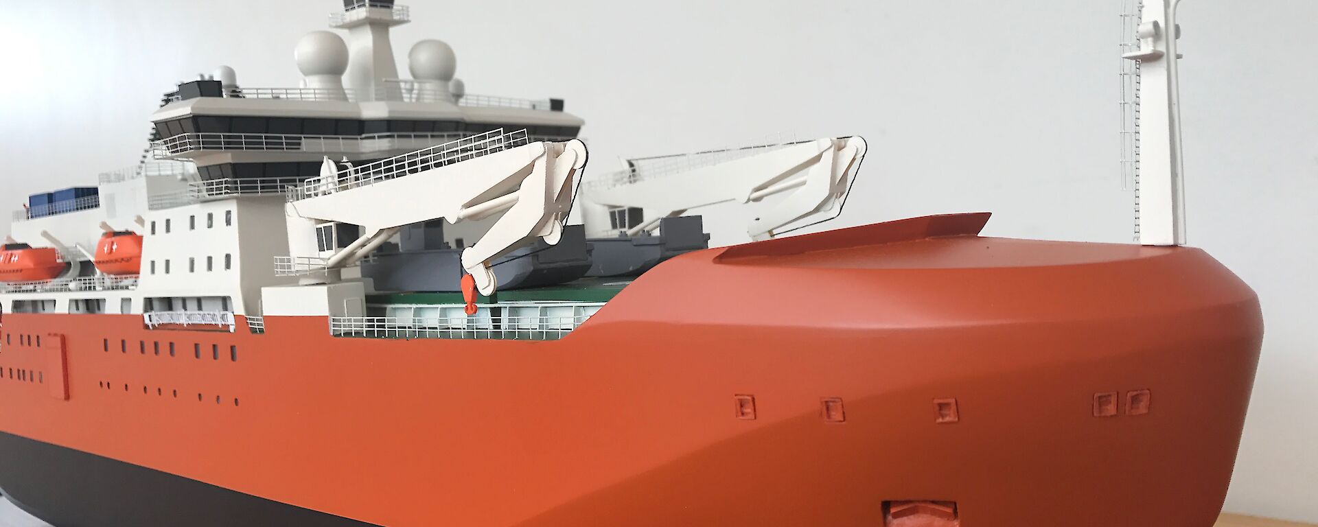 Model of the new icebreaker