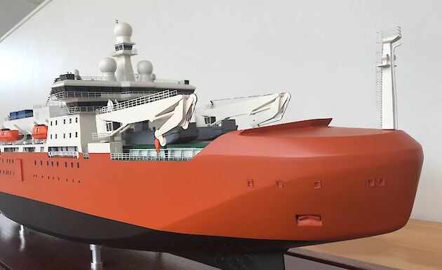 Model of the new icebreaker