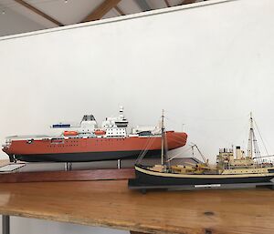 Model of the new icebreaker