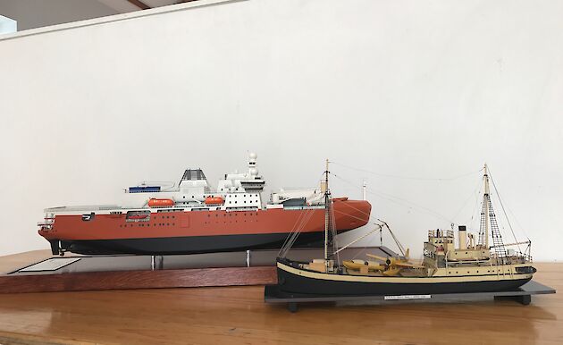 Model of the new icebreaker