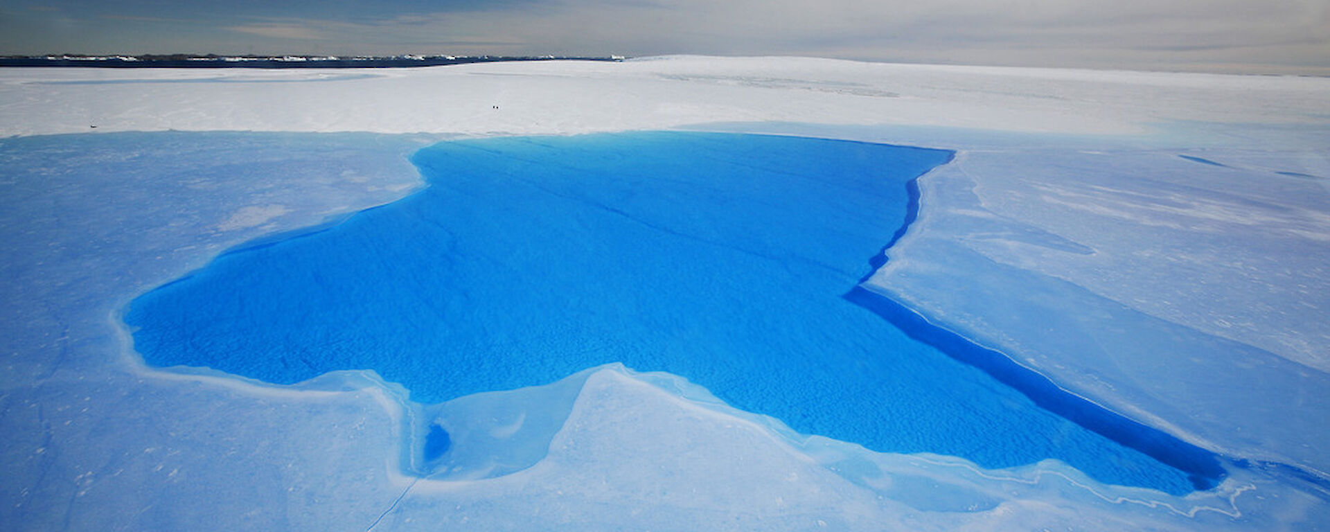 Glacial lake in the Vestfold Hills near Davis station