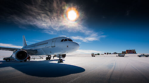 A319 at Wilkins