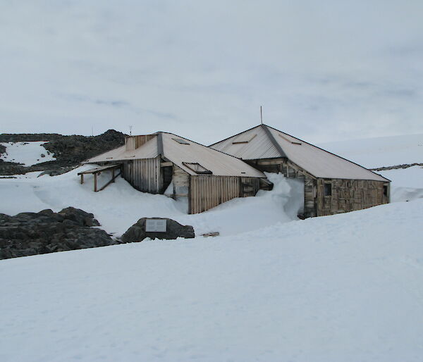 Photo of hut in Antarctica