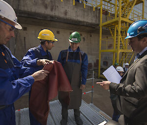Man in safety gear