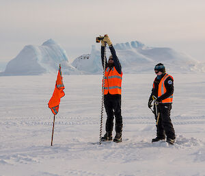 drilling sea ice