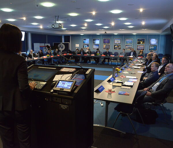 Scientists attending the Australia-China workshop at Kingston