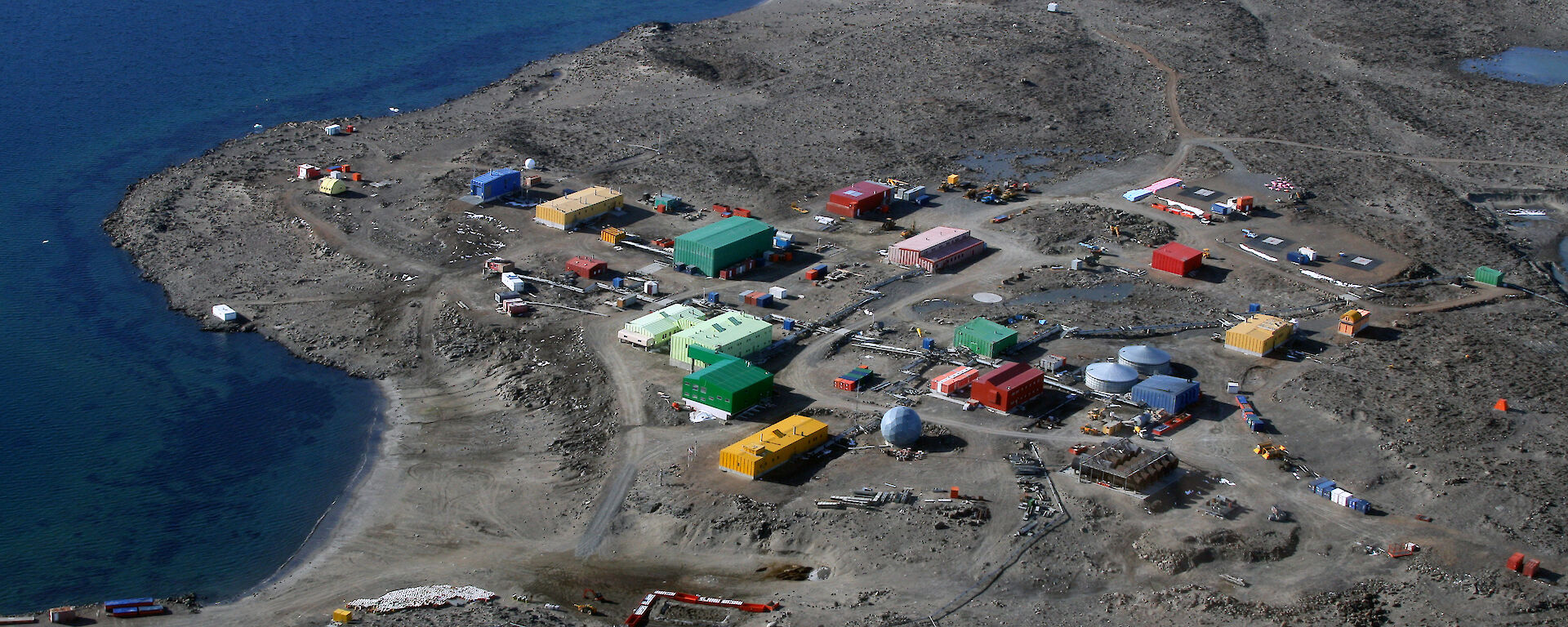 Aerial view of Davis station.