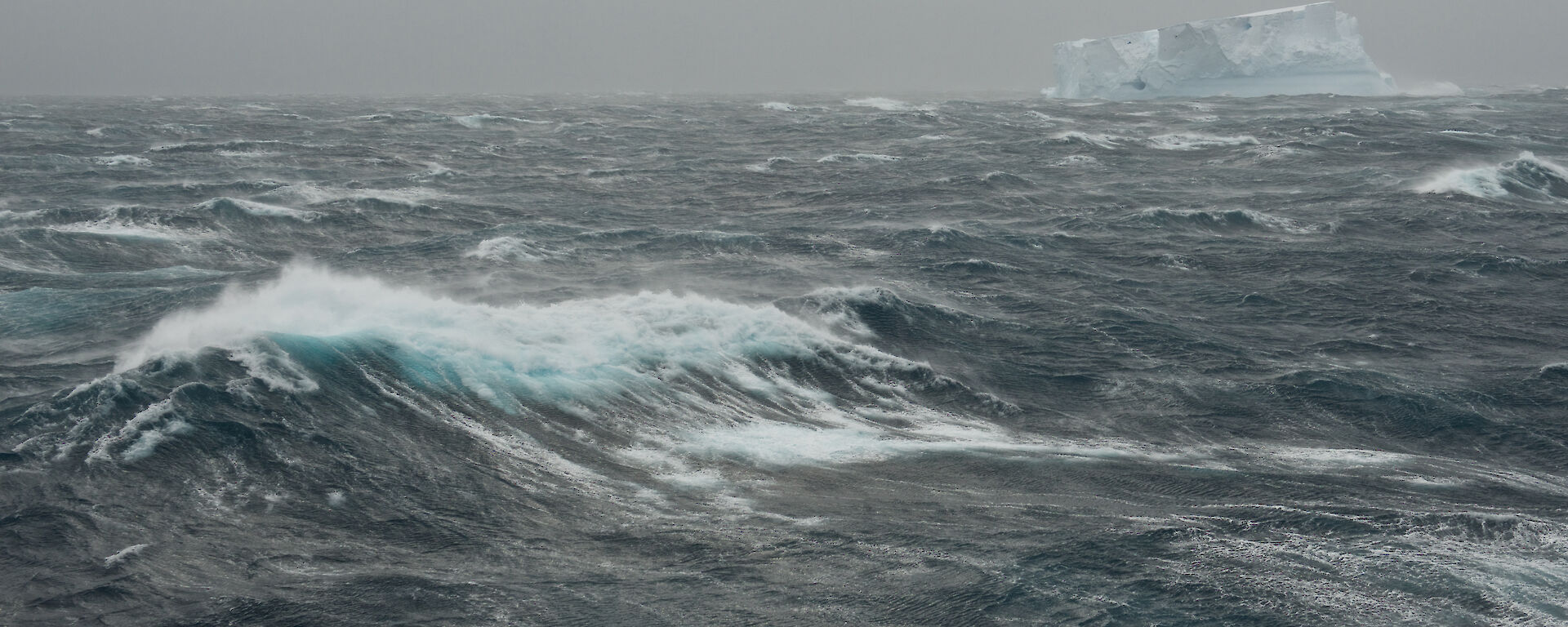 Choppy seas in the Southern Ocean.