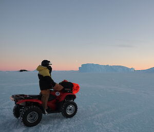 Exploring Antarctica on quad bike