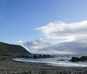 Cloud formations above Macquarie Island.