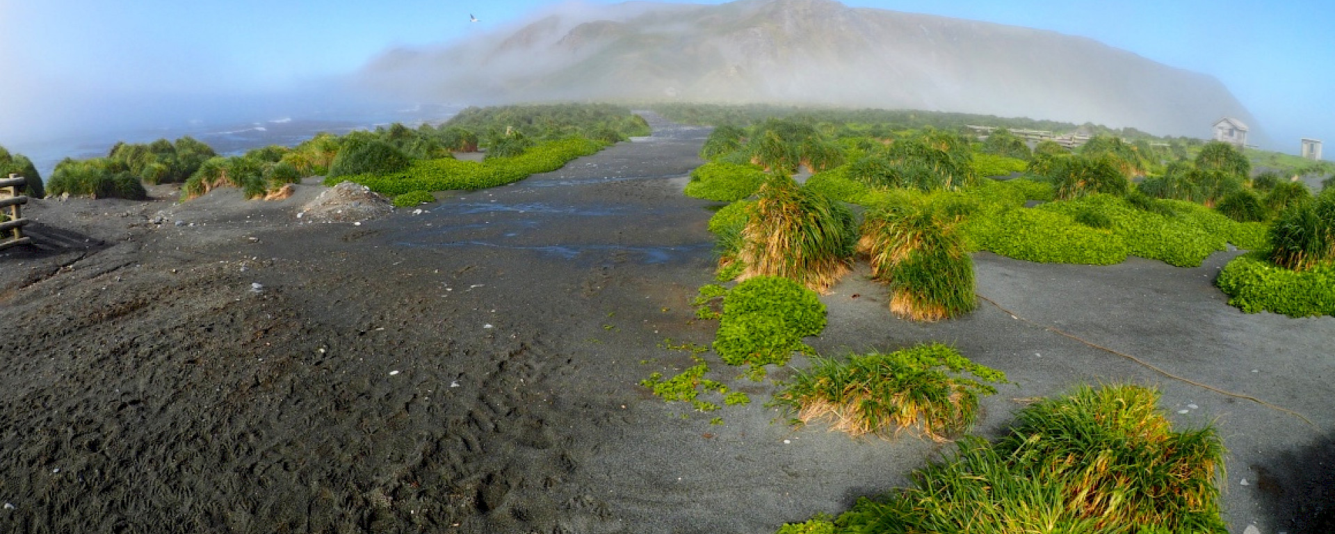 Cloud formations above Macquarie Island.