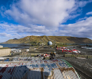 Cloud formations above Macquarie Island.