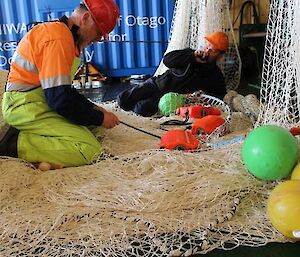 Photo of mid water trawl net