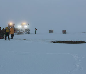 Cargo on ground near Casey research station.