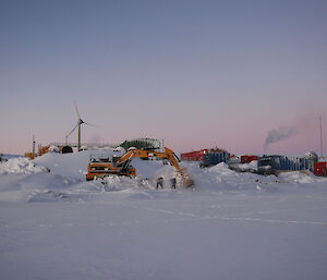 Mawson station prepares for the Midwinter swim