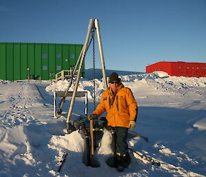 Bob Rowland at Australia’s Casey station
