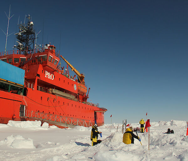 Collecting samples