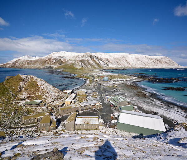 Photo of Macquarie island research station