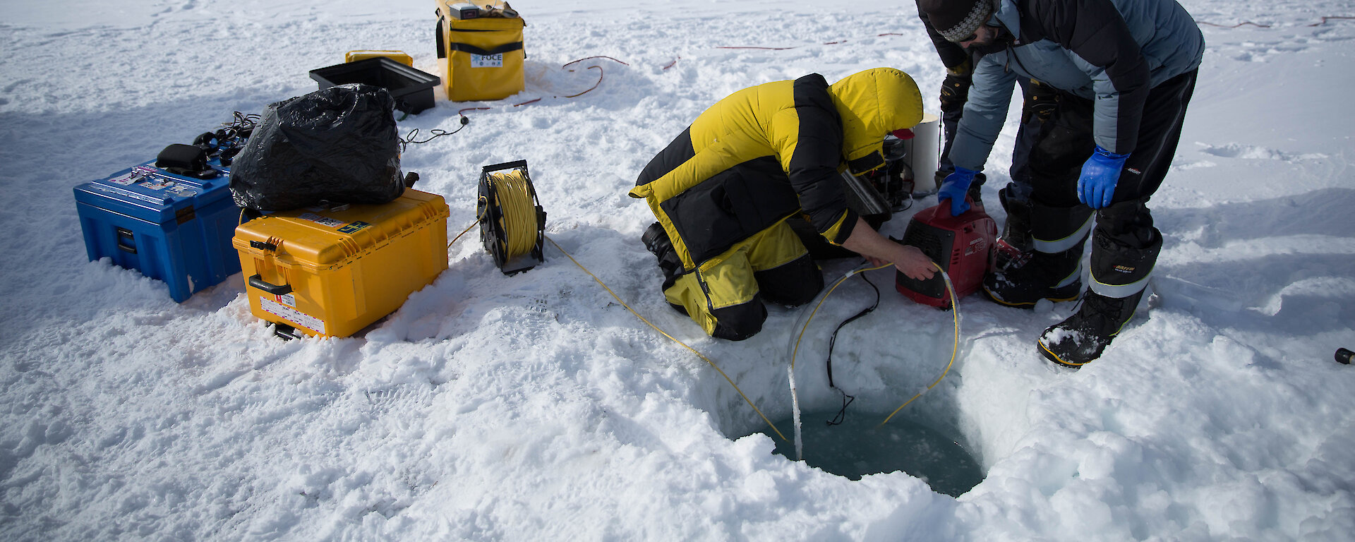 Lowering ROV