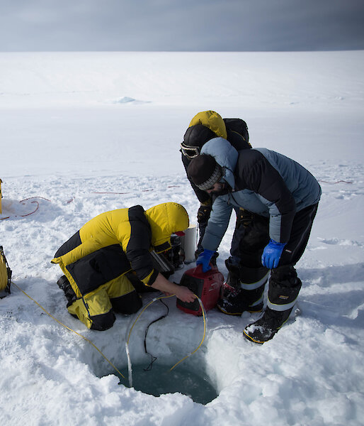 Lowering ROV