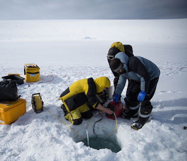 Lowering ROV