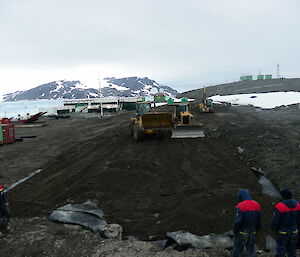 The remediation site at the Brazilian station.