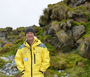 Dr Simon Jarman on Macquarie Island