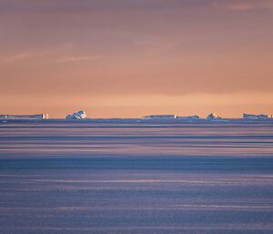 Sunset in Terra Nova Bay, Antarctica