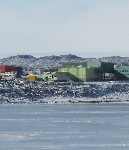 Davis station from the Aurora Australis