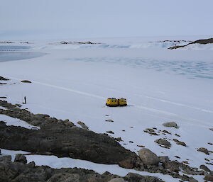 Experiment site at O'Brien Bay, near Australia’s Casey station