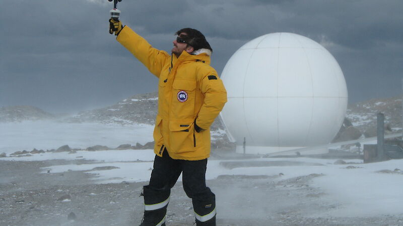 Dan Laban in Antarctica