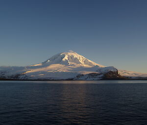 Heard Island volcano Big Ben viewed from Atlas Cove