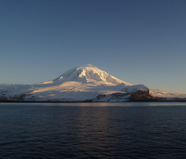 Heard Island volcano Big Ben viewed from Atlas Cove