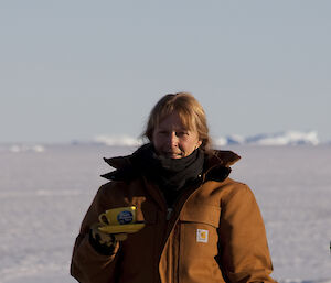 Ali Dean at Davis Station.