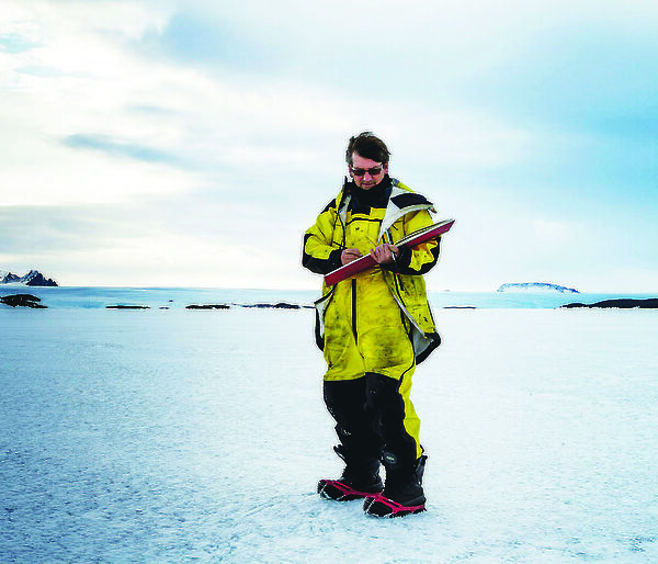 John Kelly in Antarctica
