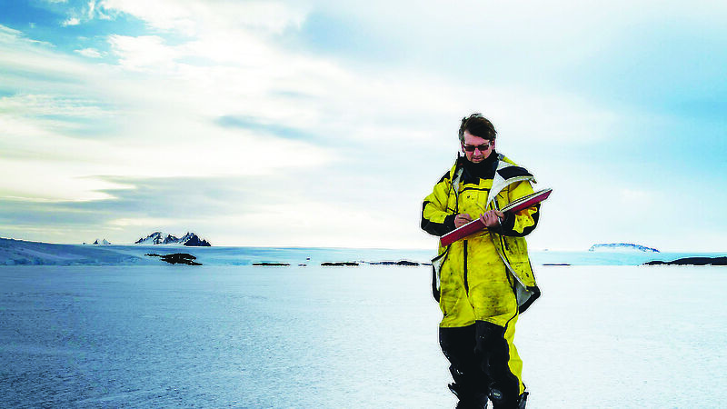 John Kelly in Antarctica