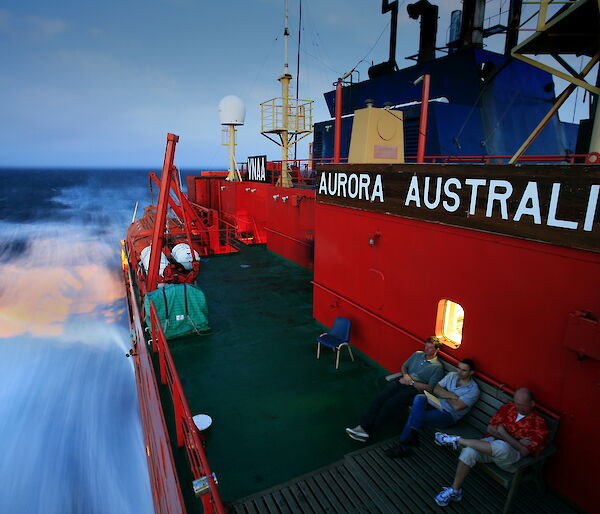 Heading south on the Aurora Australis, Southern Ocean