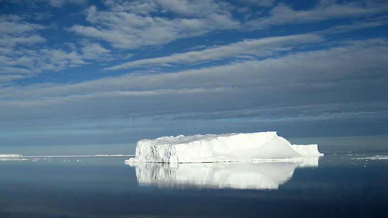 An iceberg in Antarctica.