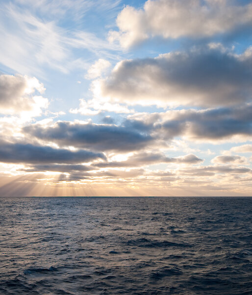 Sunset in the Southern Ocean