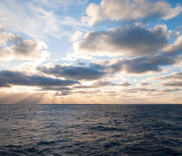 Sunset in the Southern Ocean