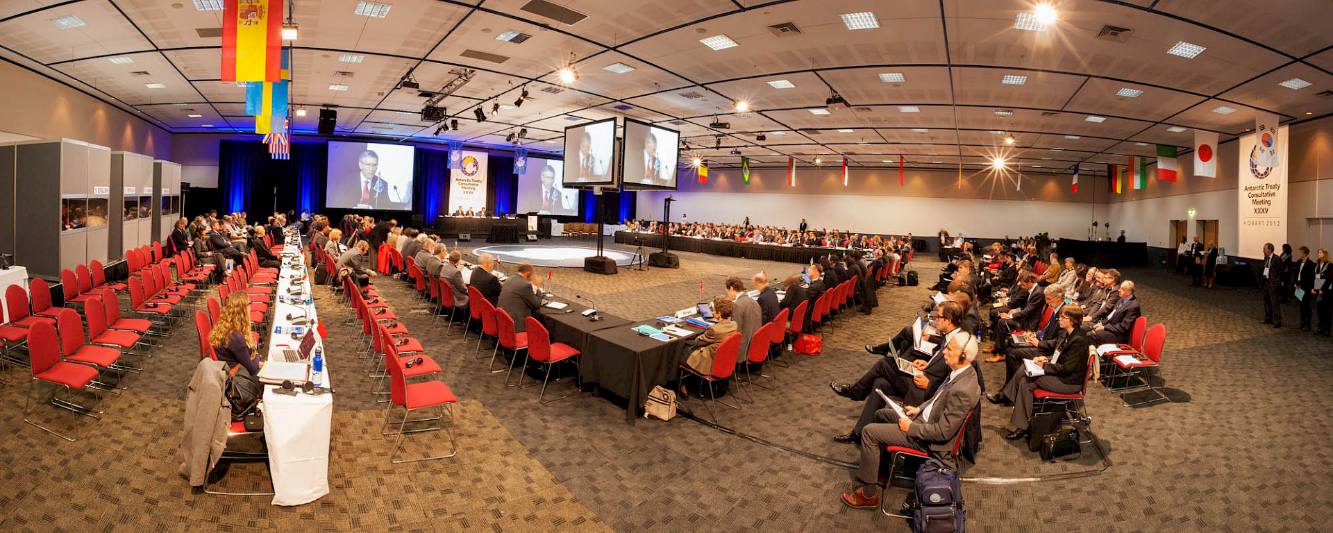 The Heads of Delegation at the 35th Antarctic Treaty Consultative Meeting in Hobart