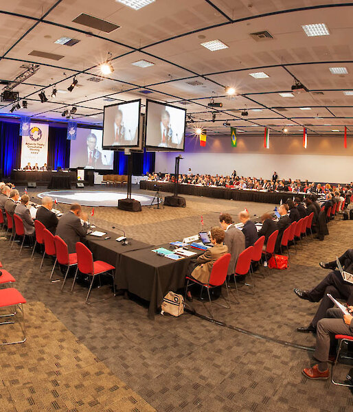 The Heads of Delegation at the 35th Antarctic Treaty Consultative Meeting in Hobart