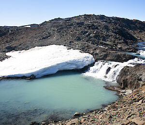 Tierney Creek in the Vestfold Hills near Davis station (Photo: Mike Zupanc)