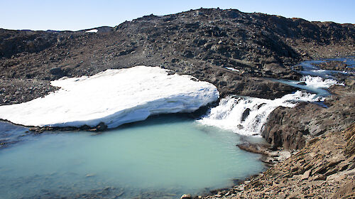 Tierney Creek in the Vestfold Hills near Davis station (Photo: Mike Zupanc)